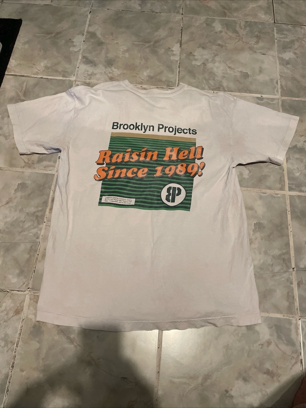 Brooklyn Projects Newport Cigarettes Faded T-Shirt SZ XL Y2K